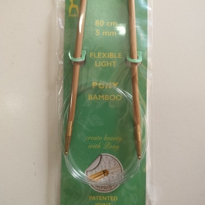 Agulhas Circulares Bambu  Pony