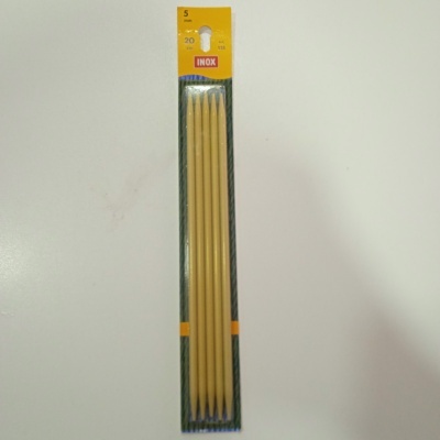 Agulha p/Meias c/Dupla Ponta em Inox