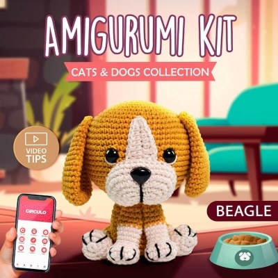 Kit Amigurumi - Cães e Gatos