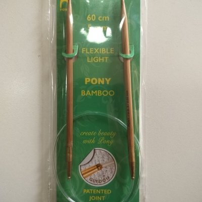 Agulhas Circulares Bambu  Pony