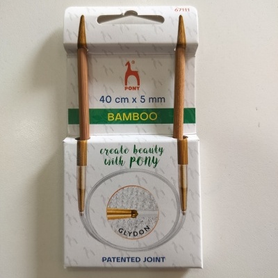 Agulhas Circulares Bambu  Pony