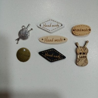 Etiquetas Roupa "Hand Made"