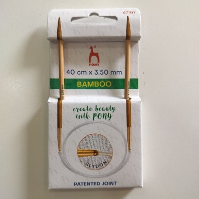 Agulhas Circulares Bambu  Pony