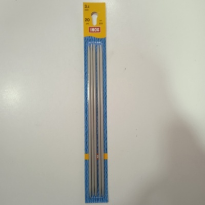 Agulha p/Meias c/Dupla Ponta em Inox