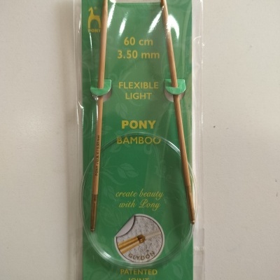 Agulhas Circulares Bambu  Pony