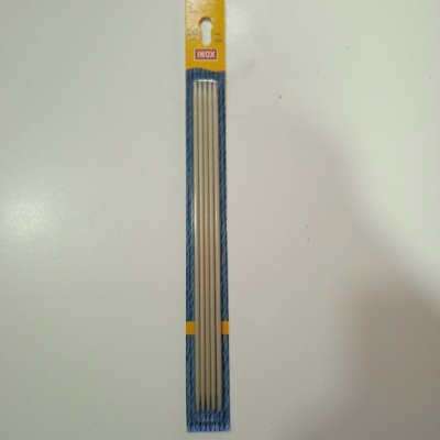 Agulha p/Meias c/Dupla Ponta em Inox