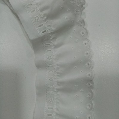 Fita Bordado Inglês c/Folho e Passefita