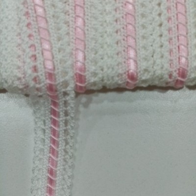 Fita  Renda c/Fita Cetim