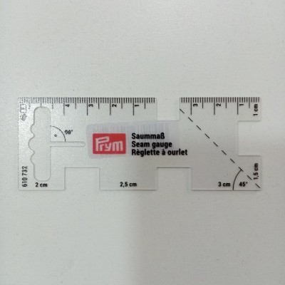 Régua p/Costuras direita Prym