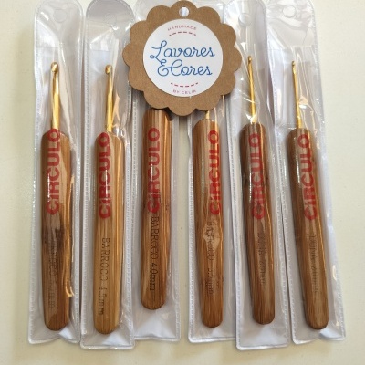 Agulhas Crochet Bambu  Circulo