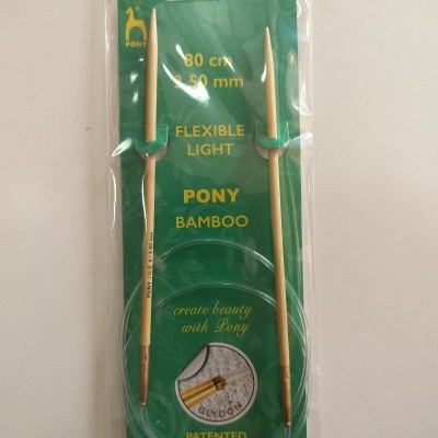 Agulhas Circulares Bambu  Pony