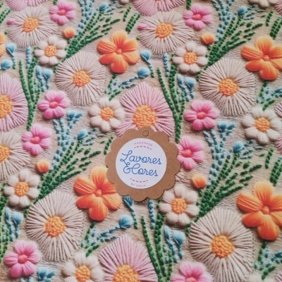 Tecido 3D - Borboletas