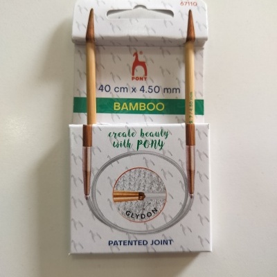 Agulhas Circulares Bambu  Pony