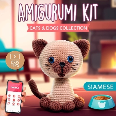 Kit Amigurumi - Cães e Gatos