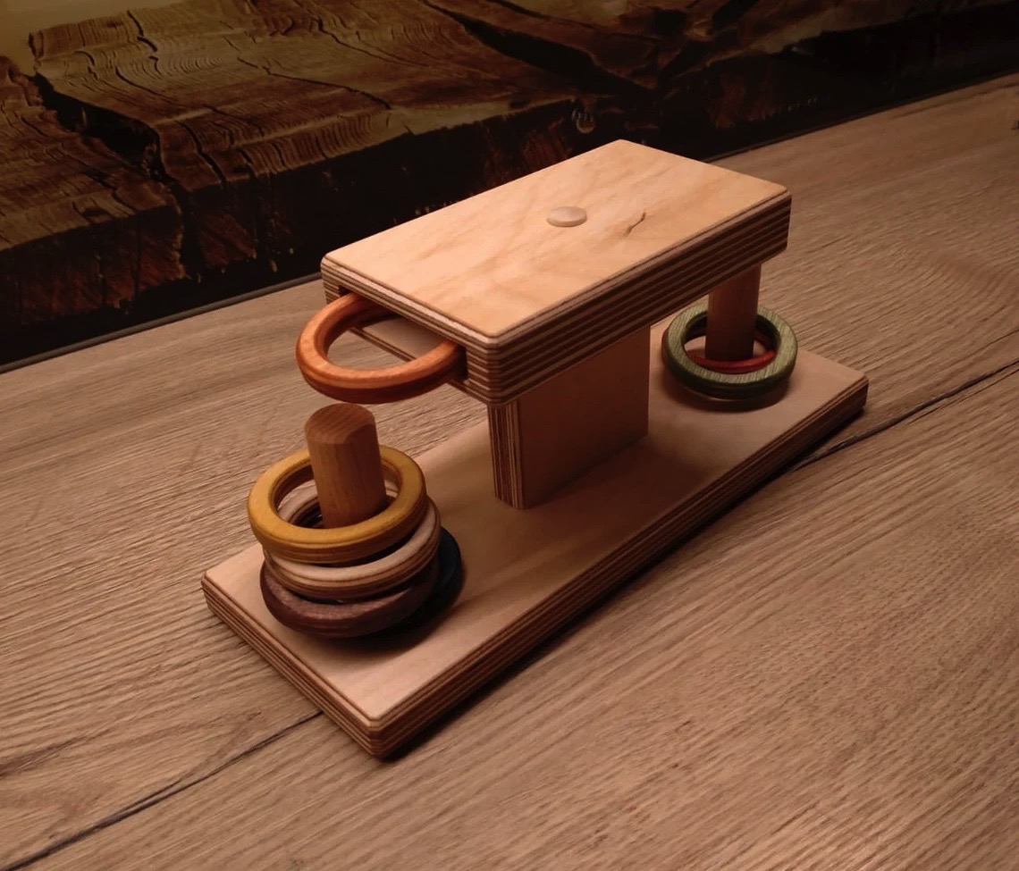 Sliding Colored Discs