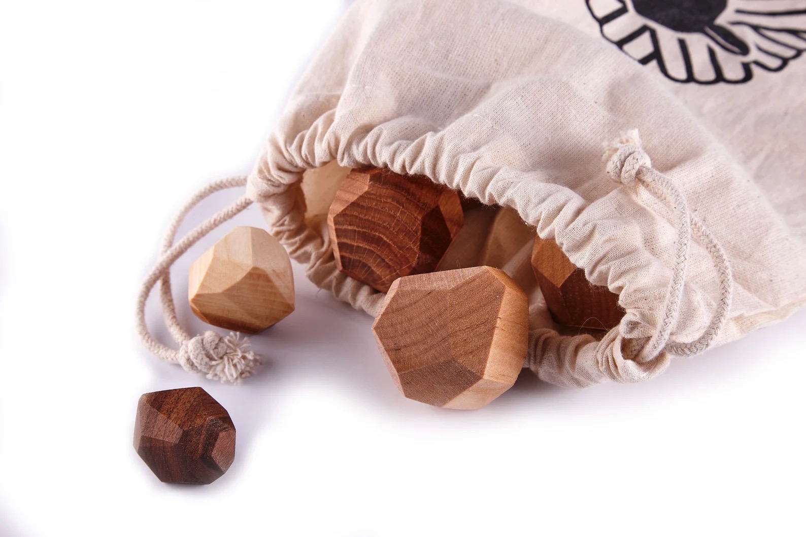 Wood building blocks