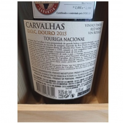 Vinho&#x20;Tinto&#x20;Qt&#x00AA;&#x20;das&#x20;Carvalhas&#x20;Touriga&#x20;Nacional&#x20;2015&#x20;1.5&#x20;Lts