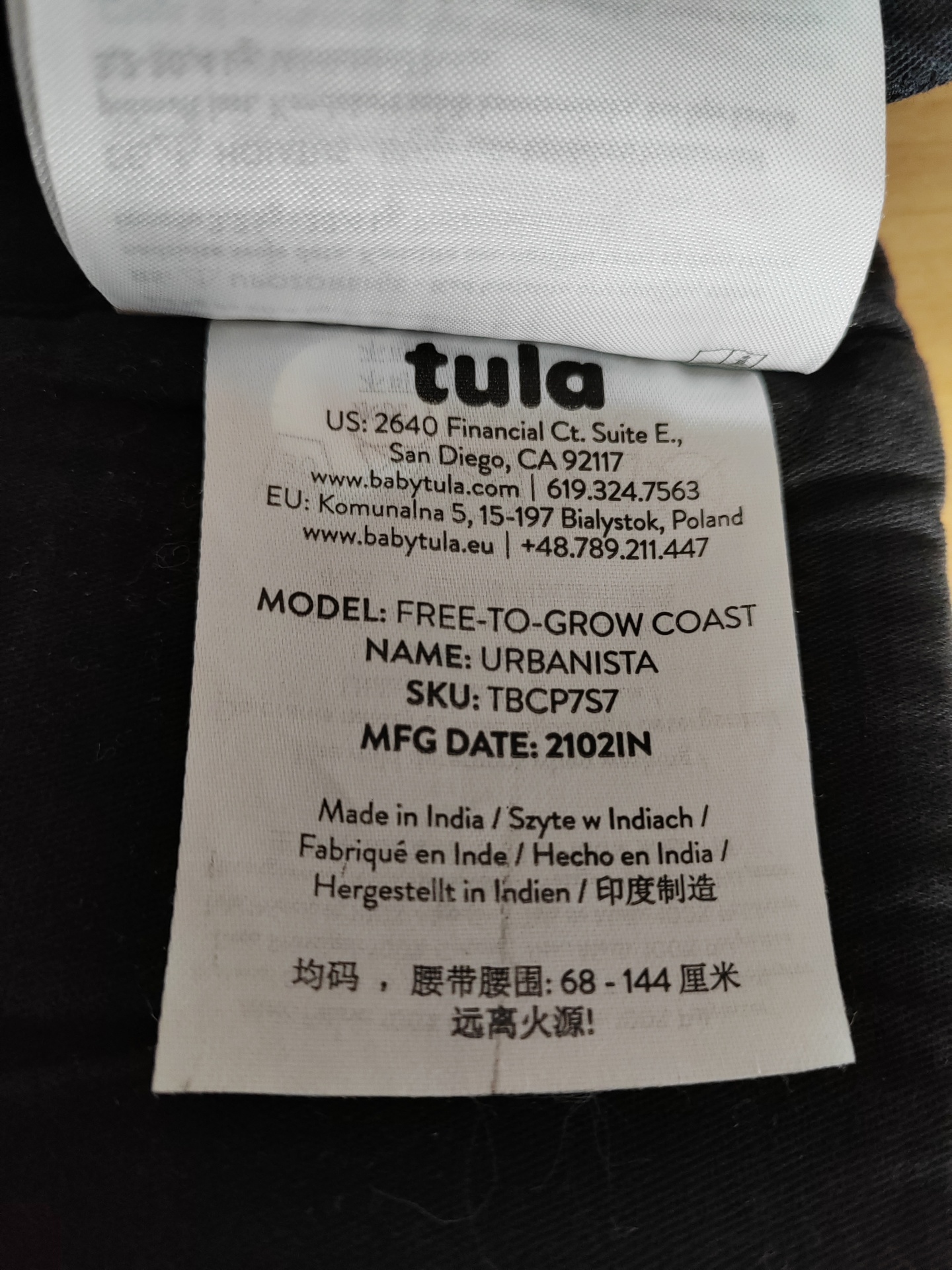 Mochila Tula Free to Grow - Coast
