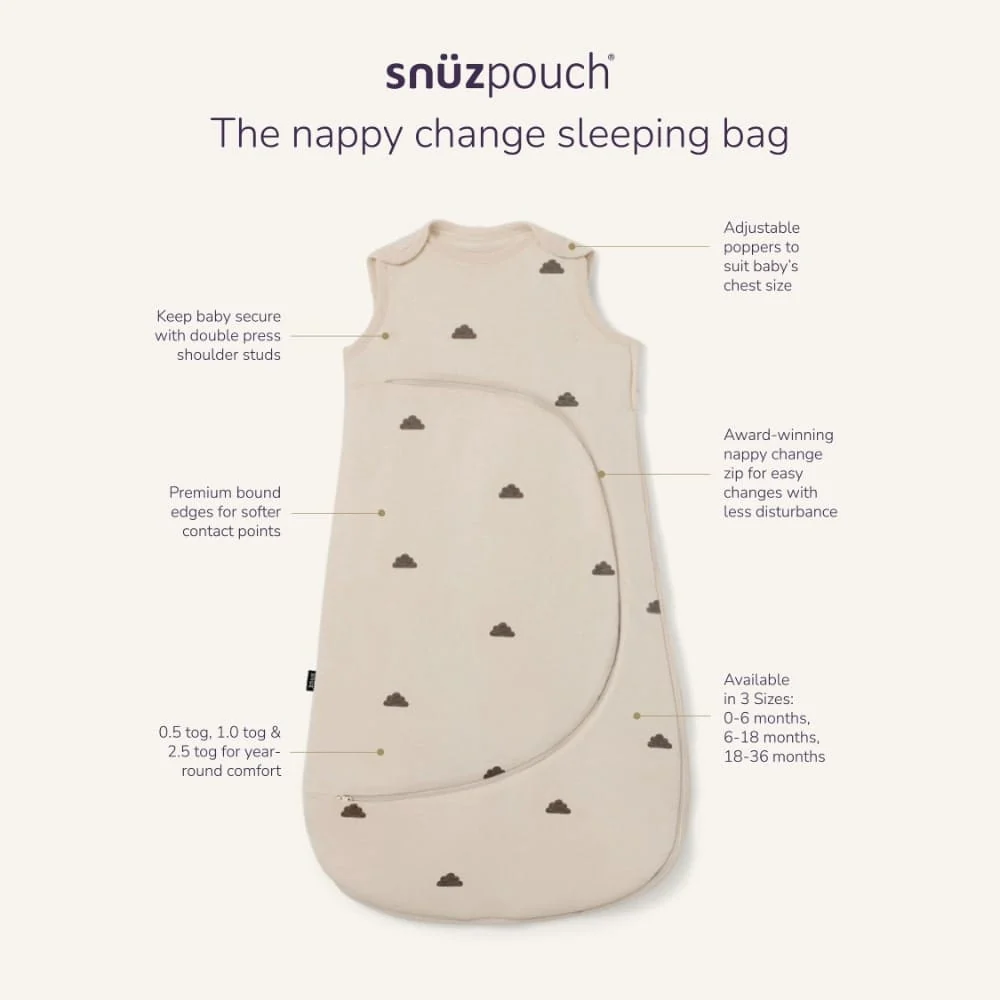 Saco-cama SnuzPouch - Sand Cloud Saco-cama SnuzPouch - Sand Cloud