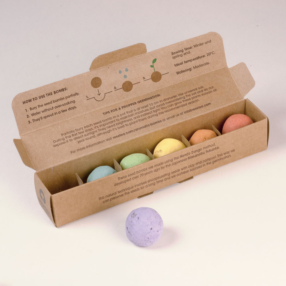 Pack de 6 bombas de flores