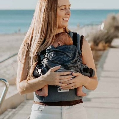 Mochila Portabebés Quokkababy - E-Carrier Mesh