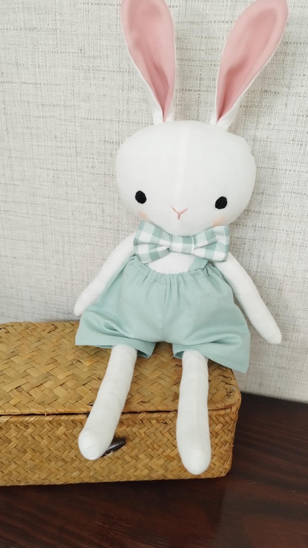 Boneco de pano Coelhinho Boneco de pano Coelhinho