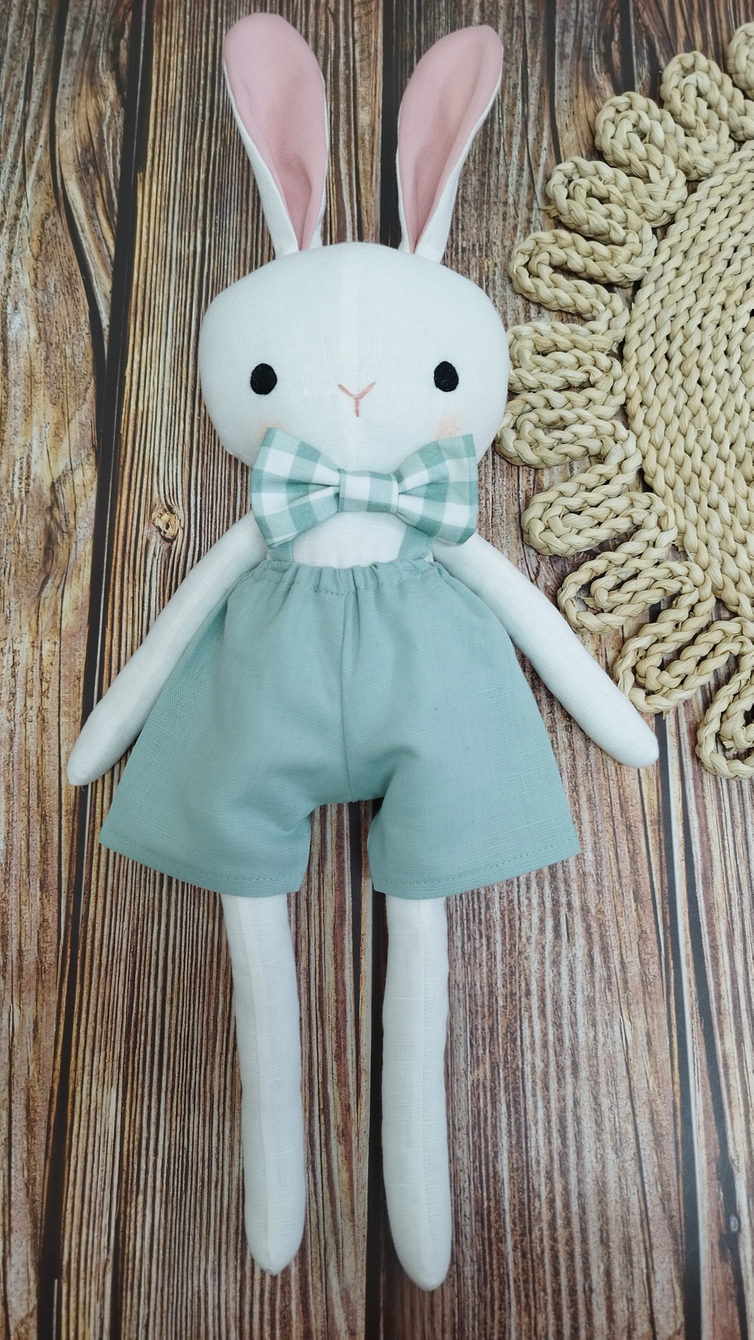 Boneco de pano Coelhinho Boneco de pano Coelhinho