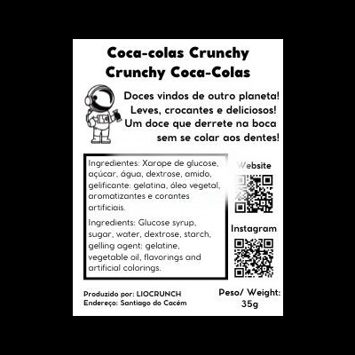 Coca-colas Crunchy    (Doce) Coca-colas Crunchy    (Doce)