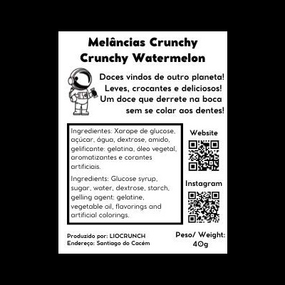 Melâncias Crunchy   (Doce)