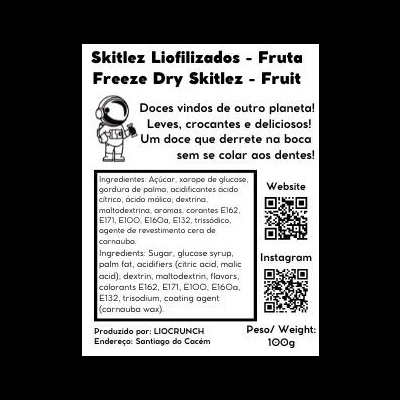 Skitlez liofilizados - Fruta Skitlez liofilizados - Fruta