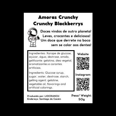 Amoras Crunchy   (Doce)