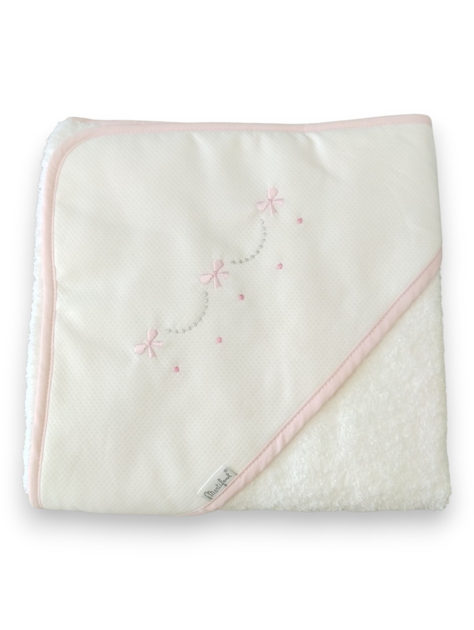 Toalha Banho 80X80 Laços Bordados Toalha Banho 80X80 Laços Bordados