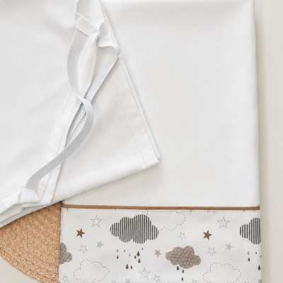 Conjunto Lençóis de Catre Personalizado 130 X 55 cm