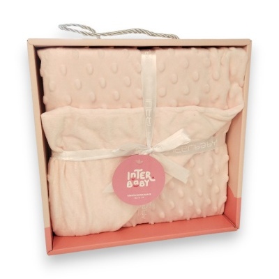 Manta Bebé Dupla Face Topitos