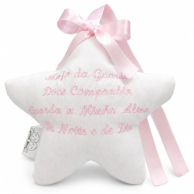 Estrela Decorativa "Oração Anjo da Guarda"
