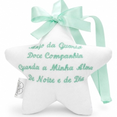 Estrela Decorativa "Oração Anjo da Guarda"