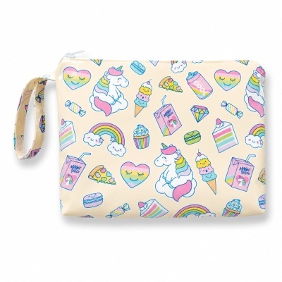 Bolsa Plastificada Unicórnios e Doces