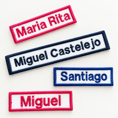 Etiqueta Personalizada com Nome – Bordada