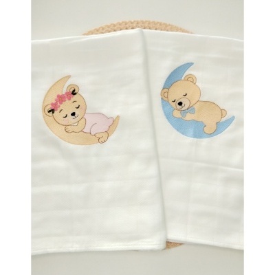 Fralda - Urso na Lua