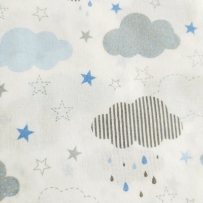 Fralda Tapa Ovo 100% Algodão - Chuva