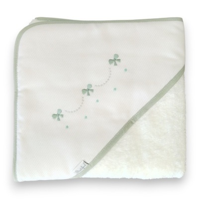 Toalha Banho 80X80 Laços Bordados