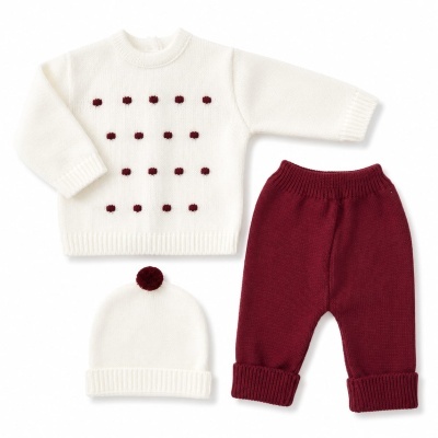 Conjunto 3 Peças Malha Pintas