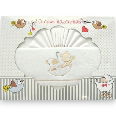 Jogo Cama Grades Coralina "Urso e Cãozinho"