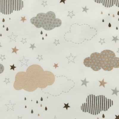 Fralda Tapa Ovo 100% Algodão - Chuva