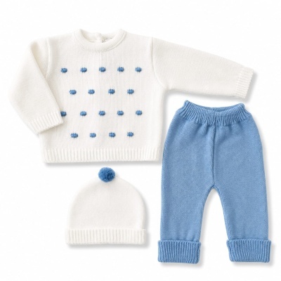 Conjunto 3 Peças Malha Pintas