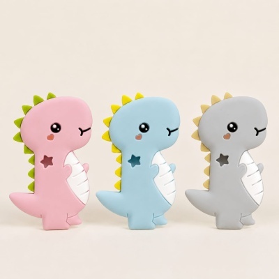 Mordedor Silicone - Dinossauro