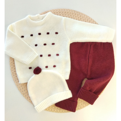 Conjunto 3 Peças Malha Pintas