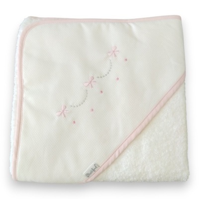 Toalha Banho 80X80 Laços Bordados