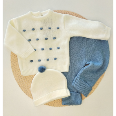 Conjunto 3 Peças Malha Pintas