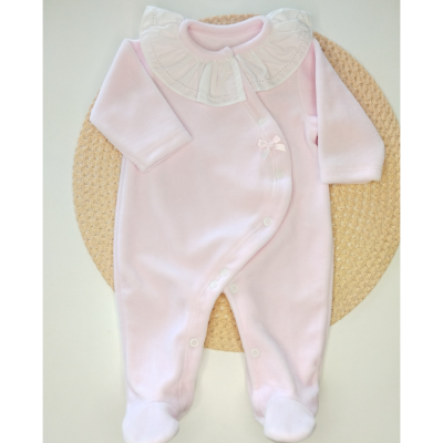 Babygrow Veludo Gola Folho